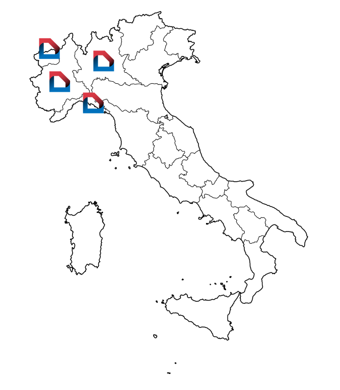 Mappa copertura Diama Service